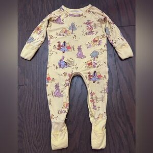 Little Sleepies Playtime with Pooh 3-6 month Crescent Zippy